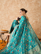 Womens Fashion Ethnic Blue Color Sarees-MLSHWSA1492BLU0ONE